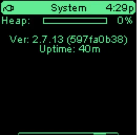 System Action Menu