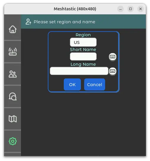 Meshtastic UI Initial Setup