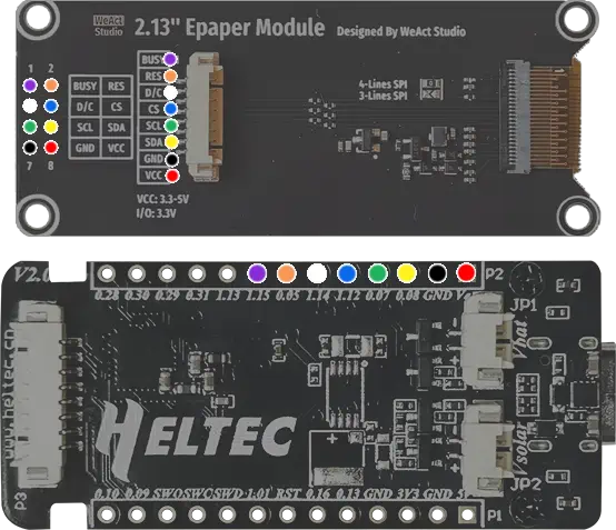 wiring diagram of we-act display connected to t114